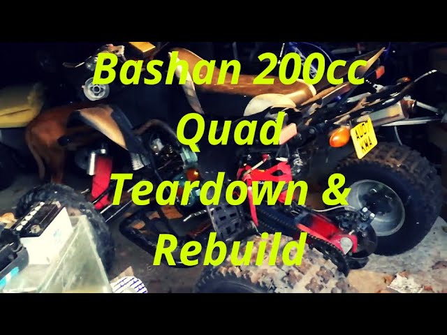 Bashan 200cc Quad Teardown and Rebuild. Part 1