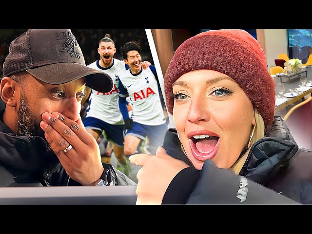 STUNNED! Flex & Abbi At Spurs Hospitality For Cup Night | Vlog | Tottenham 4-3 Man United