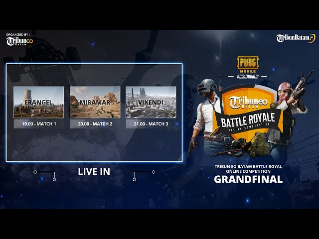 🔴GRAND FINAL PUBG-M ONLINE COMPETITION - TRIBUN BATAM EO