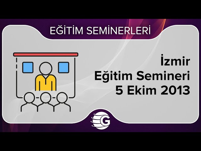 GCM Forex Eğitim Semineri - 5 Ekim 2013, İzmir