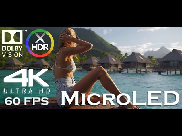 BEST MicroLED Demo of 2025 | The Vivid Paradise ✨Unbelievable Caribbean Landscapes ✨| 4K HDR 60 FPS