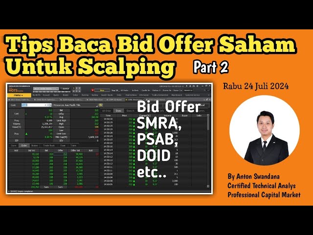 Tips Baca Bid Offer Saham Untuk Scalping Part 2 || Tips Baca Bandarmology