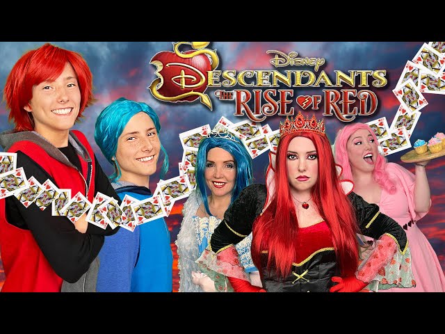 Family Sings Descendants Rise of Red Medley ❤️ (Cover by @SharpeFamilySingers)