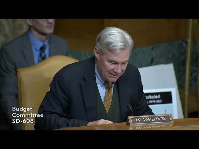 Sen. Whitehouse Grills Project 2025 Author and Trump OMB Nominee Russell Vought in Budget Hearing