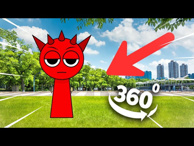 Find Raddy Hunman - Incredibox Sprunki | Finding Challenge 360º VR Video - TDC Tan