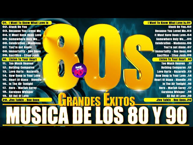 Éxitos Que Dejaron Huella En Los 80 En Inglés - 80s 90s Greatest Hits | Live 24/7