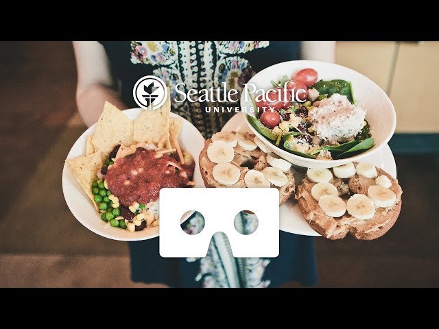 SPU in VR: Life on Campus – 360 Video! Eat in Gwinn & Visit a Res Hall Room