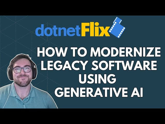 How to modernize legacy software using generative AI