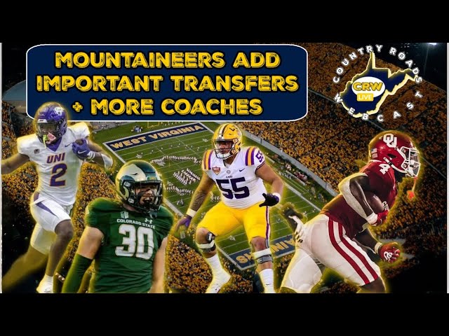 WVU Football Transfer Portal & Coaching Staff Updates! | CRW Live 1/10 | West Virginia Mountaineers