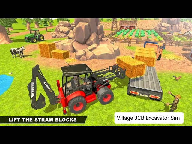 Village JCB Excavator Sim - Village Construction Excavator Game - Android Gameplay