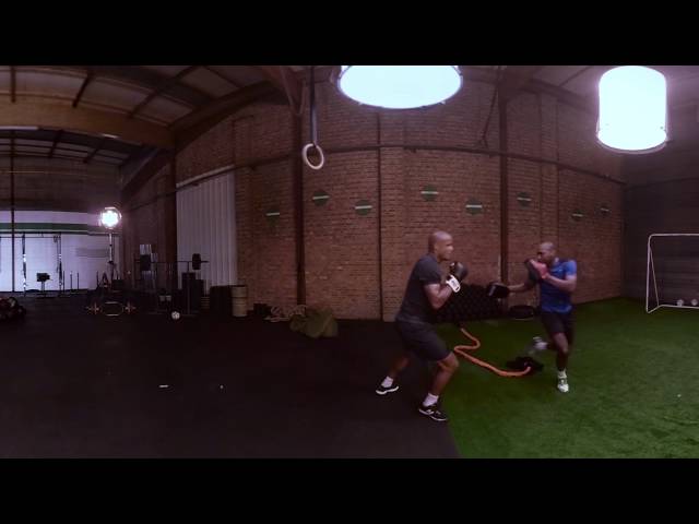 Vincent Kompany workout - boxing round