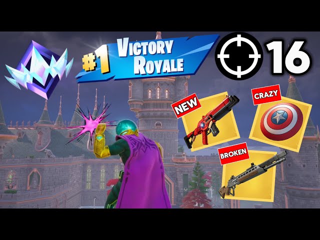 High Elimination Solo Win Gameplay (Fortnite Chapter 5 Season 4 Zero Builds)