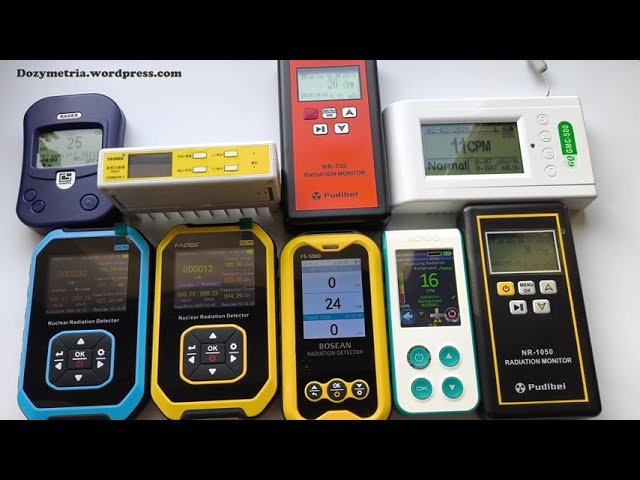 CPM Sensitive test ☢️ Geiger Counters and uranium ceramic