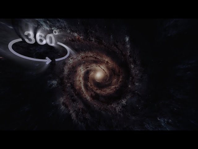 Zooming into the Center of the Andromeda Galaxy (360° VR Video)