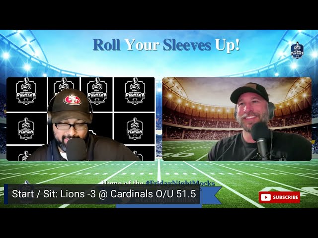 Week 3 MUST Start & Sit Players: Lions @ Cardinals