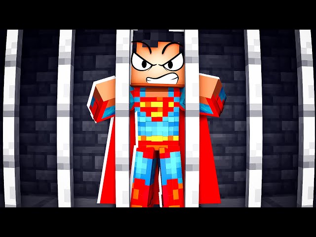 We Built the Ultimate SUPERHERO PRISON in Minecraft Survival