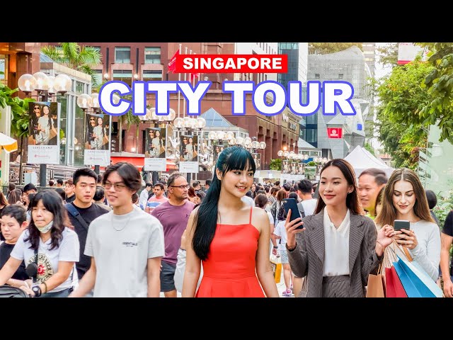 Singapore City Tour | MBS | Bugis Street | Orchard Road | Singapore Shopping Places 🇸🇬❤️🛍️