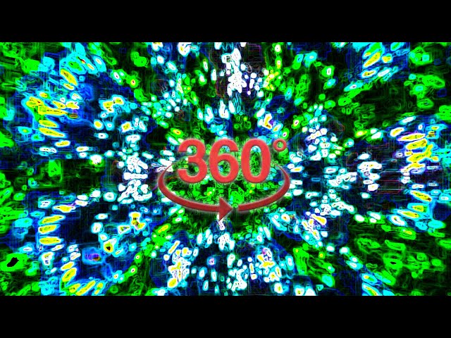 Digital Psychedelic 3 eye activation 360 VR kaleidoscope &  binaural Gamma music #digitalpsychedelic