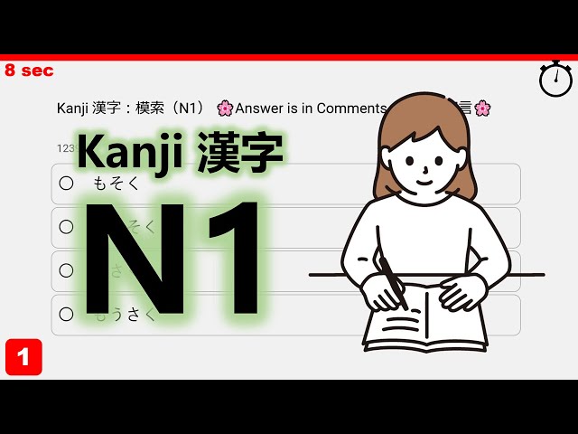 【JLPT N1】Kanji Quiz 6