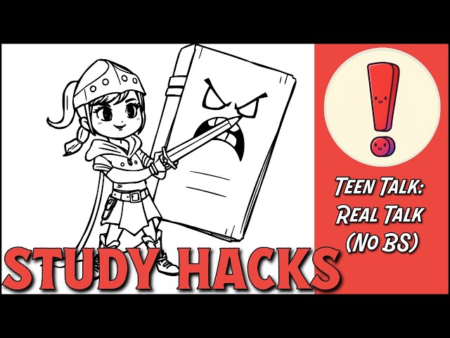 Study Hacks That ACTUALLY Work (No More Cramming!) | Teen Talk