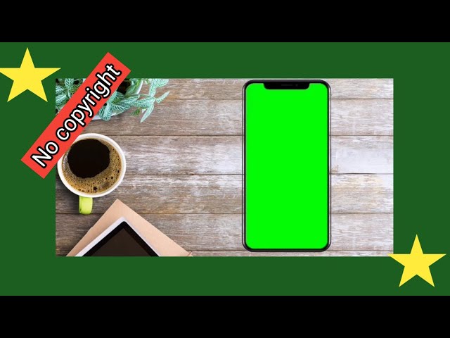 Phone green screen no copyright