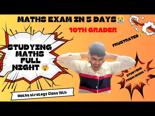 Preparing for Maths Board Exam 🐱 | 10th grader 🗿 | Studying from babua sir🤘🏻☠️ | Study vlog 🙌 ❤