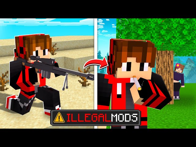 I Tested *MOST DOWNLOADED* ILLEGAL Mods in Minecraft