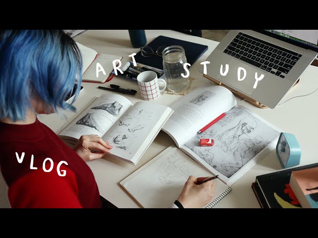 drawing studies, art date and bookish NYC vlog