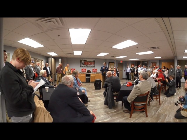 360 video: Donald Trump Jr. in Nelsonville, Ohio