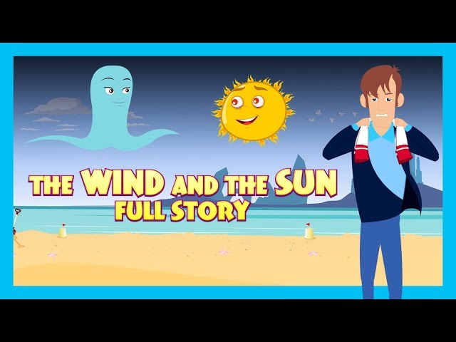 THE WIND AND THE SUN FULL STORY | ENGLISH ANIMATED STORIES FOR KIDS | TRADITIONAL STORY | T-SERIES