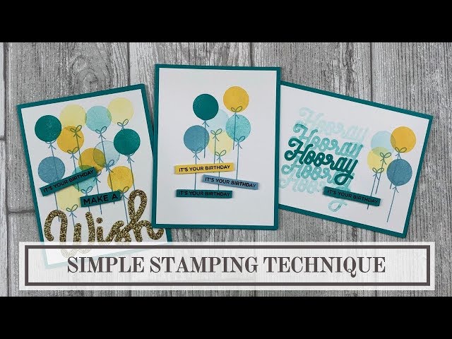 Stampin Up Broadway Birthday Card Ideas