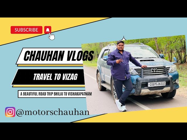 Travel to Vizag | Bhilai to Vishakhpatnam | Long Drive | Toyota Fortuner | Travel vlog | 640km Drive