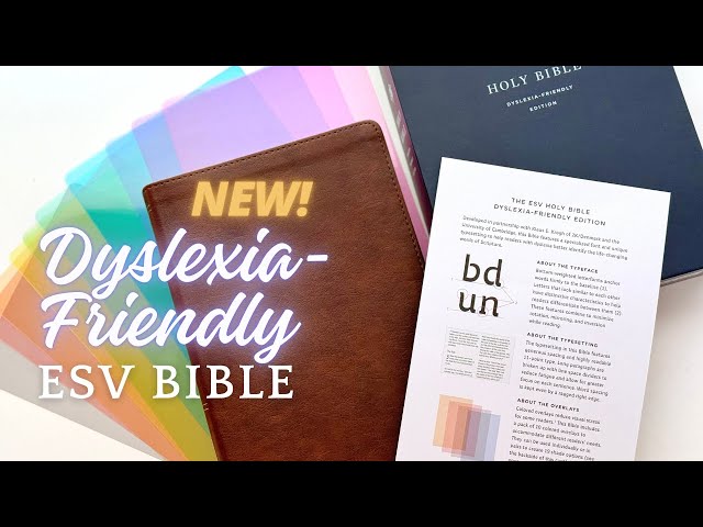 ESV Dyslexia-Friendly Edition Bible | Crossway Reviews | NEW!