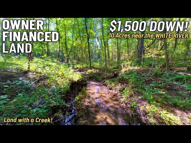 10 Acres & Creek [$1,500 Down] Owner Financed Land for Sale in AR WZ34 #landforsale #offgrid