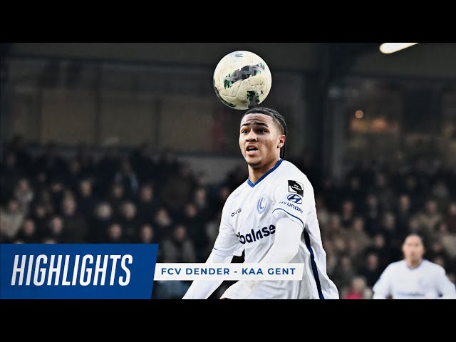 🎬 FCV Dender - KAA Gent: 0-0 (JPL MD21)