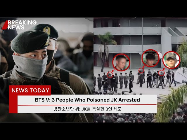 15 Minutes Ago, BTS V Confirmed The Arrest Of The Perpetrators Who Poisoned Jungkook. Who Are They?