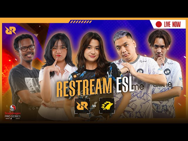 LAGA HIDUP DAN MATI RRQ HOSHI DI ESL | RESTREAM ESL WITH PANDU, FIEL, RAVE, AYU, KATHERINE