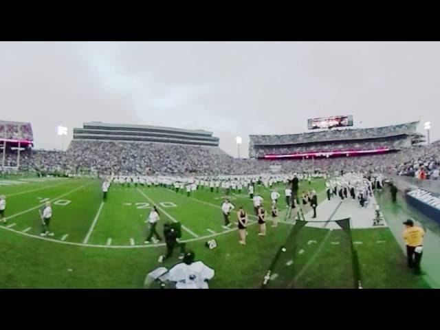 Penn State Football Band Plays Ozzy Osbourne's "Crazy Train"