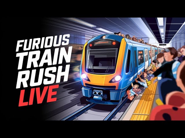 CRAZY TRAIN RUSH LIVE!🚂🔥 Amazing Furious Train Rush Gameplay & Chaos! | BPK Gaming LIVE