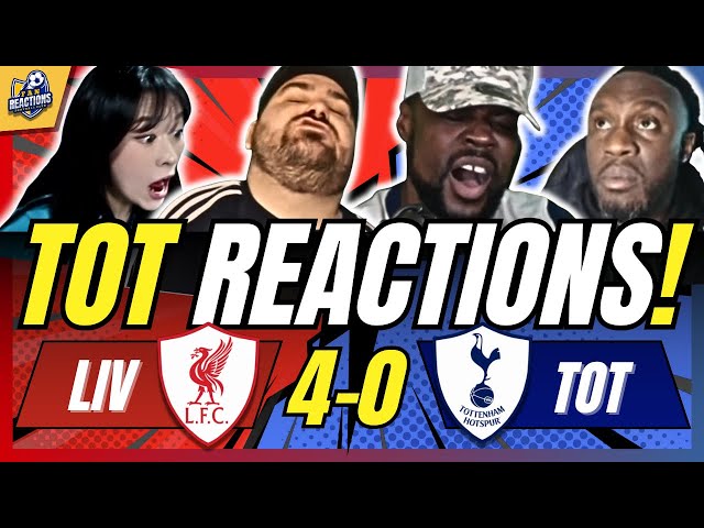 TOTTENHAM FANS EMBARRASSED REACTIONS TO LIVERPOOL 4-0 TOTTENHAM | CARABAO CUP FAN REACTIONS