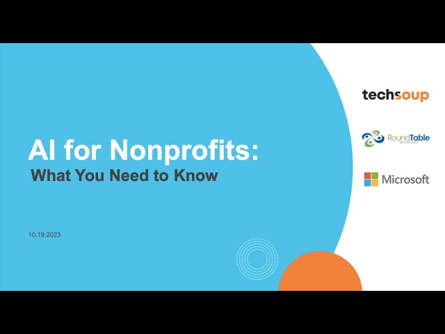 AI for Nonprofits  What You Need to Know