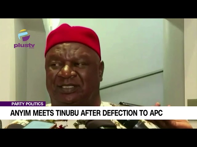 Party Politics: Anyim Meets Tinubu After Defection To A.P.C.