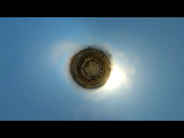 Sunrise Timelapse Tiny Planet - Austin TX