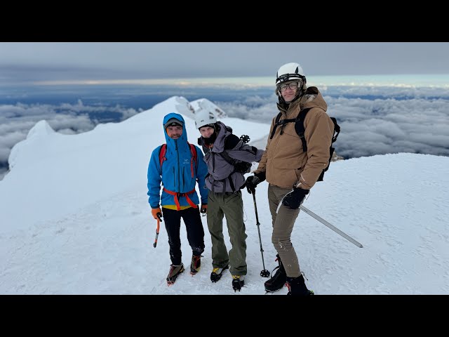 Mt Hood Summit climb Via Old Chute 6/16/2024