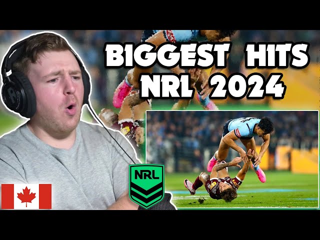 Hockey Fan Reacts: Biggest Hits in the NRL 2024