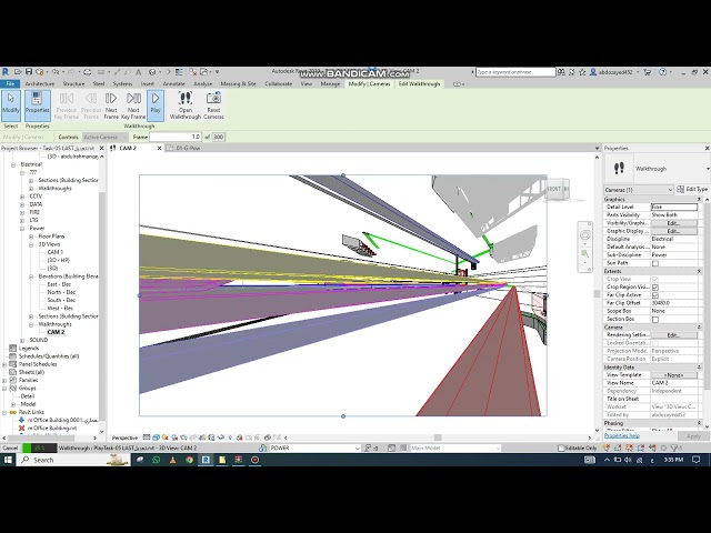 Walk Through View Creation by Revit