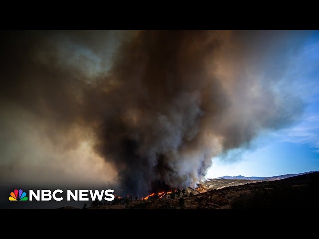 Thousands are under wildfire evacuation orders in Southern California