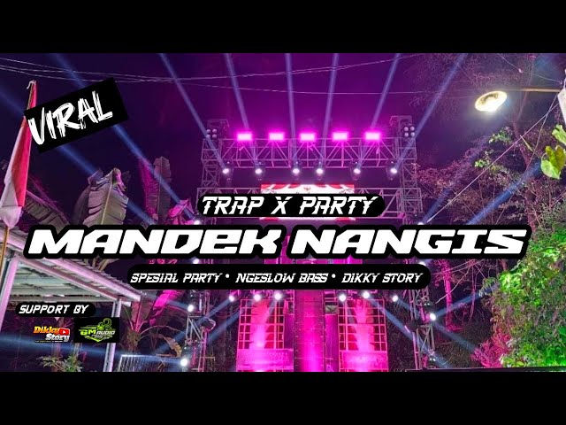 DJ MANDEK NANGIS ‼️ STYLE TRAP X PARTY ‼️NGESLOW BASS ‼️ DIKKY STORY