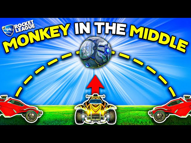 Rocket League, but it's MONKEY IN THE MIDDLE