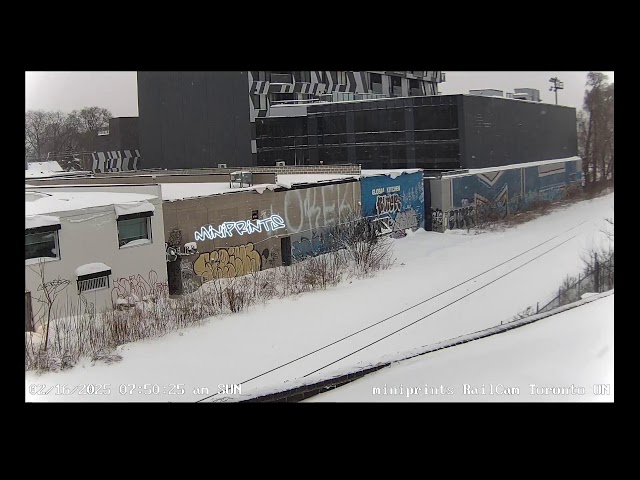 RailCam LIVE from miniprints HQ in Toronto Canada